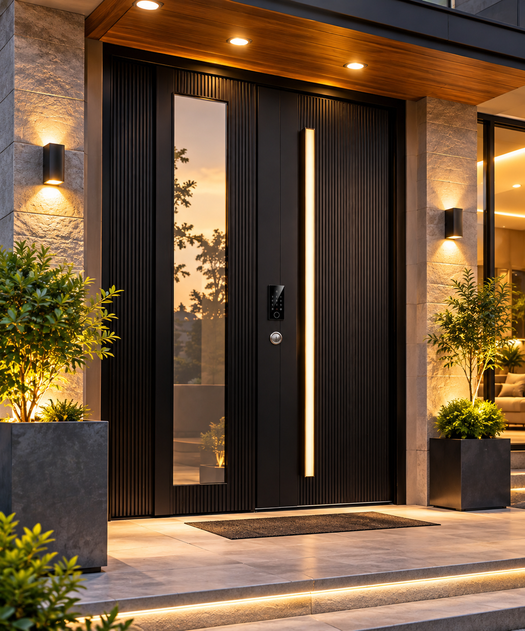 Modern Aluminum Alloy Entrance Security Door