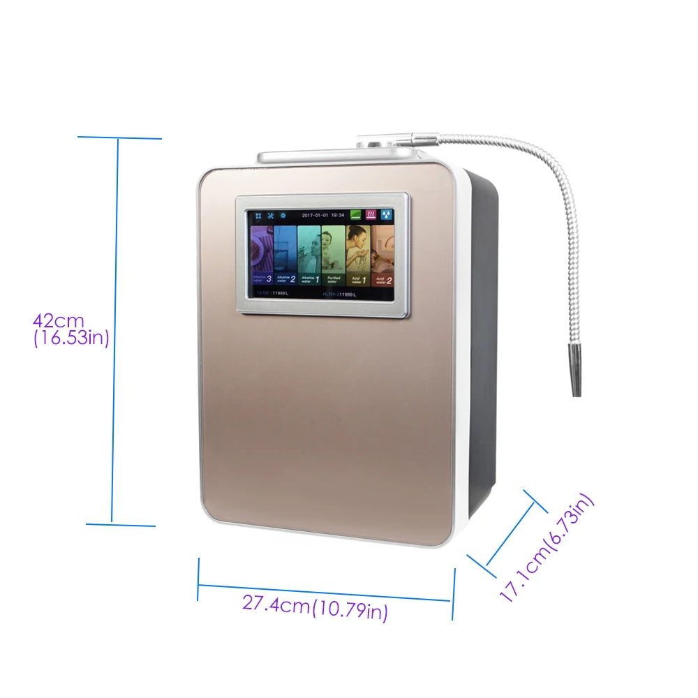 Source Factory Alkaline Water Ionizer & Hydrogen Water Generator